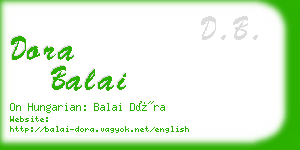 dora balai business card